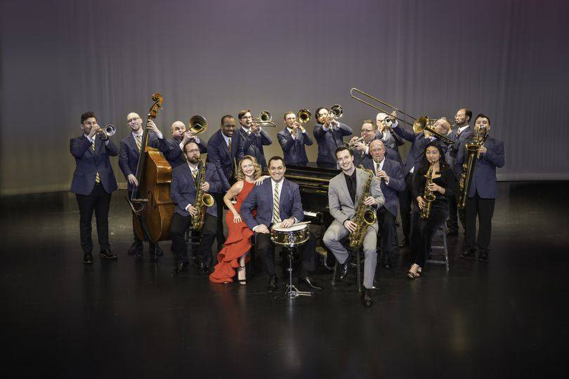 Group of musical students posing