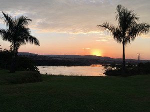 Sunset over the Nile River, July 2017